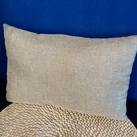 NWOT National Tree Company Decorated Eggs Decorative Pillow, Beige, Easter 15” - Picture 4 of 4